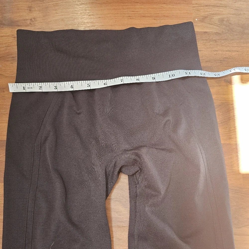 Tory Sport Black Seamless Leggings with Logo - Picture 3 of 13